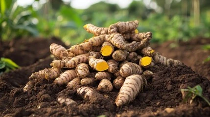 Turmeric roots